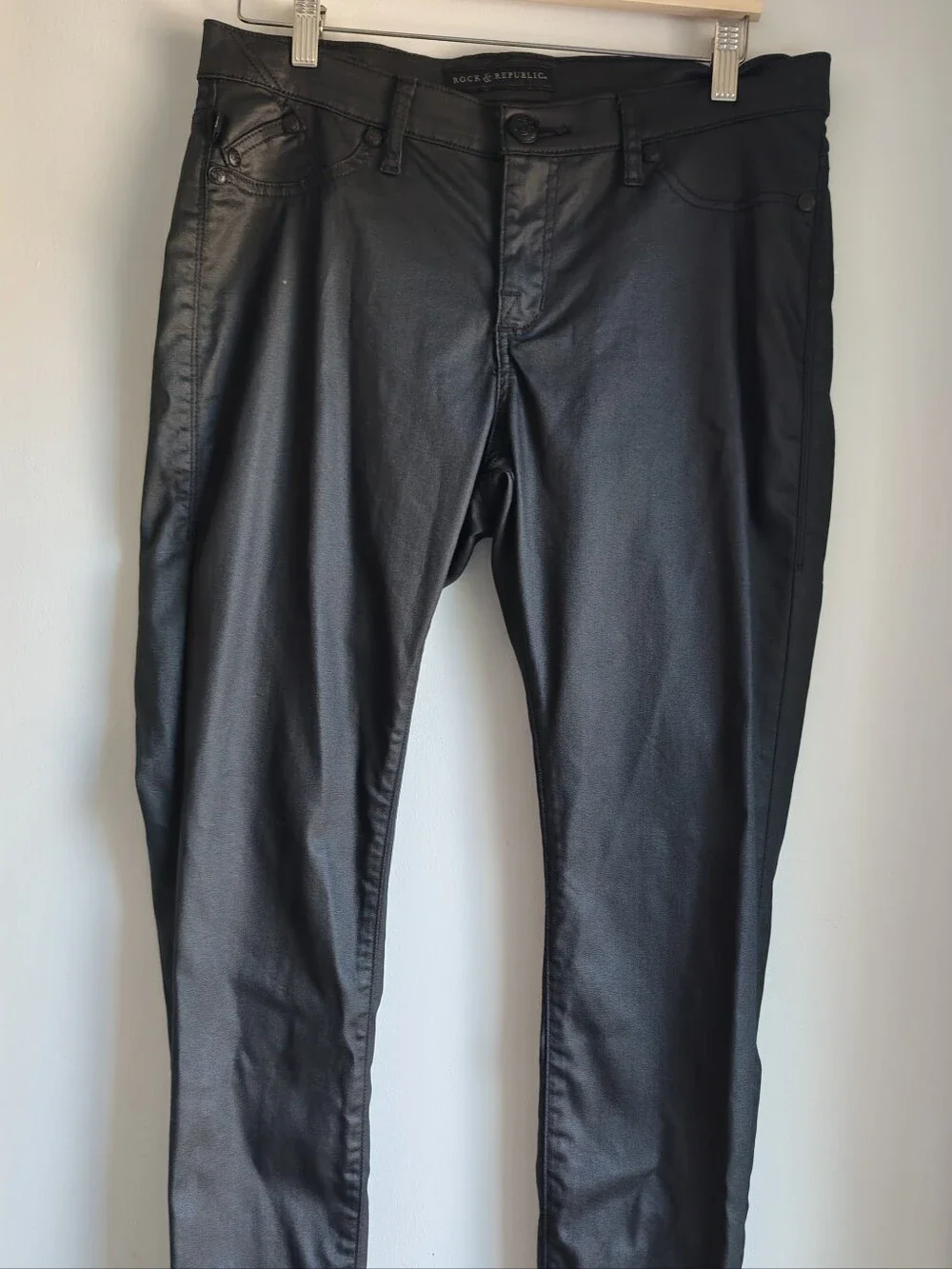 Rock & Republic Black Slim Fit Chinos
